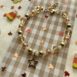 Gold star bracelet